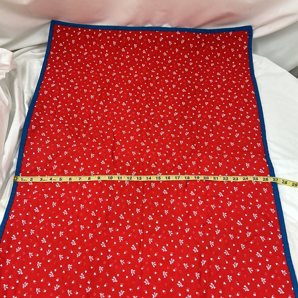 Handmade Appliqué Choo Choo Train Baby / Lap Quilt ~ 38” x 27” - Picture 4 of 12